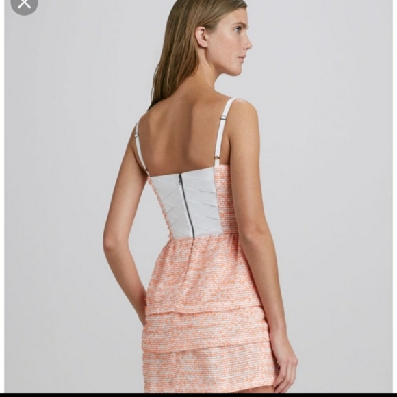 SOLD Alice + Olivia Tweed Pattern Mini Dress - Picture 2 of 14